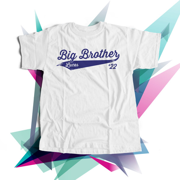 Big brother shirt sporty swoosh any year Tshirt