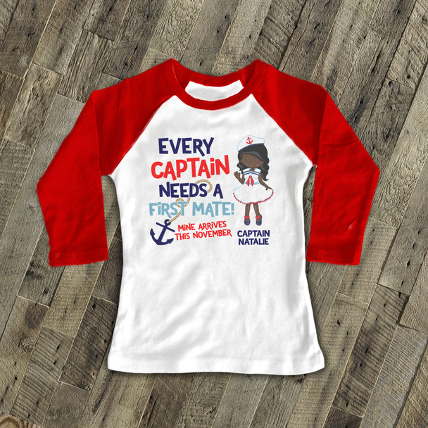 Big sister captain raglan Tshirt 