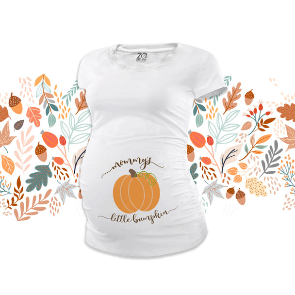 Mommy's little bumpkin custom maternity or non- maternity Tshirt