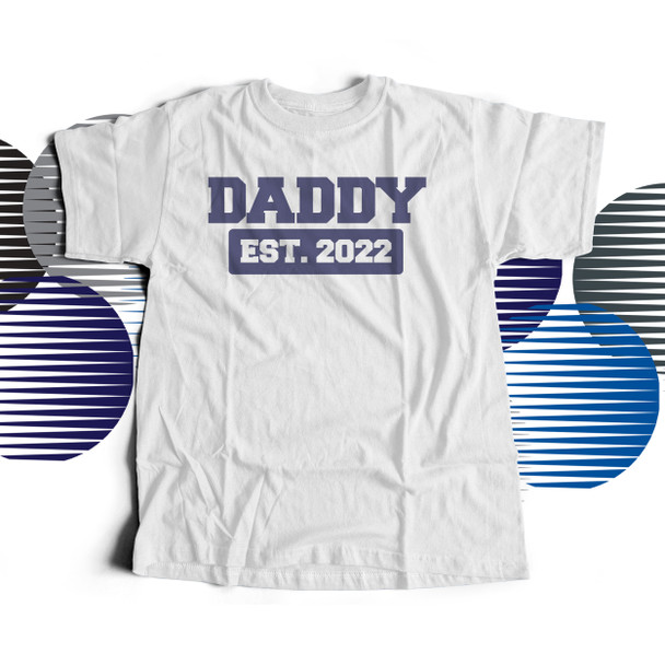 Daddy shirt daddy established any year custom Tshirt