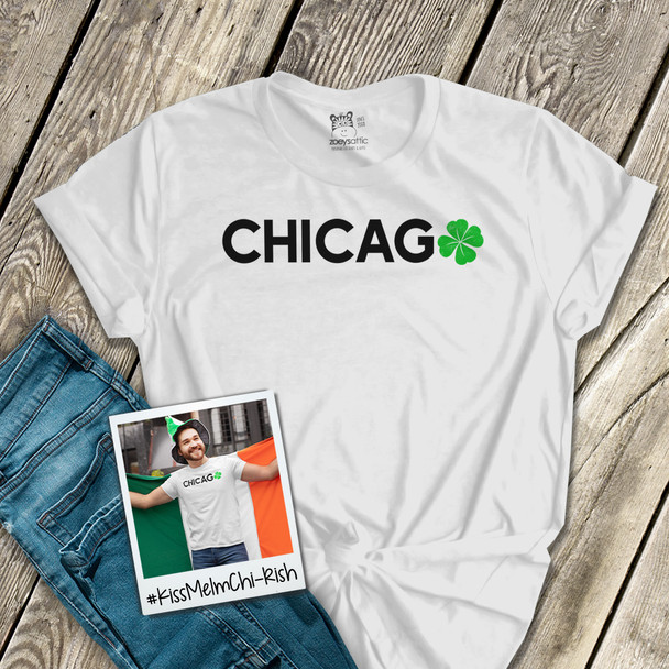 St. Patrick's Day Chicago shamrock unisex Tshirt