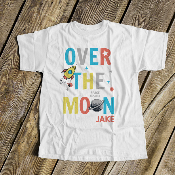space explorer shirt, spaceship rocket 