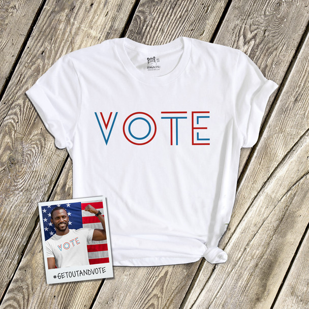 Vote red and blue unisex Tshirt