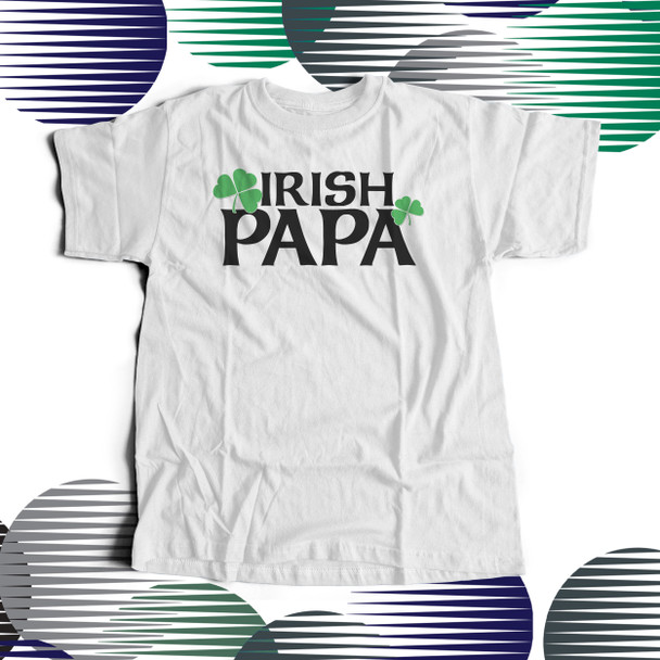 Papa or grandpa shirt simple Irish papa custom Tshirt