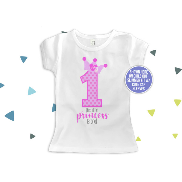 Birthday girl princess personalized Tshirt