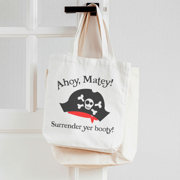 Halloween Canvas Tote Bags - Assorted Designs: Rebecca's Toys & Prizes