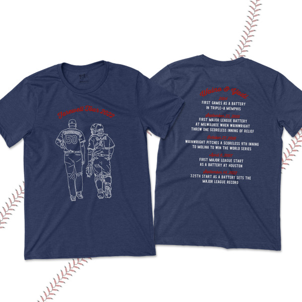 Cardinals farewell tour 2022 waino & yadi milestone unisex DARK Tshirt
