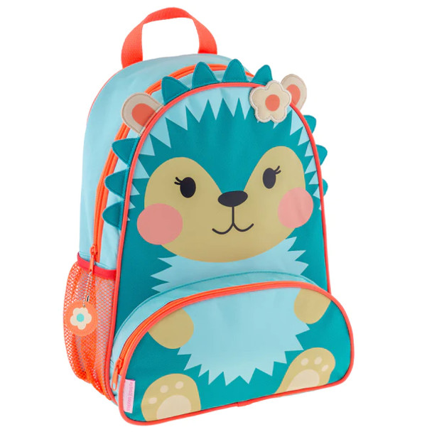 Hedgehog sidekick backpack by Stephen Joseph with personalized embroidery option