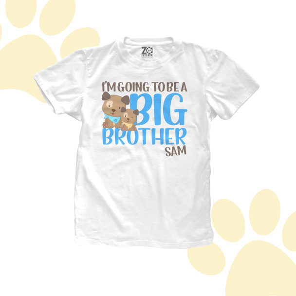 I'm going to be a big brother puppy dog pregnancy announcement Tshirt