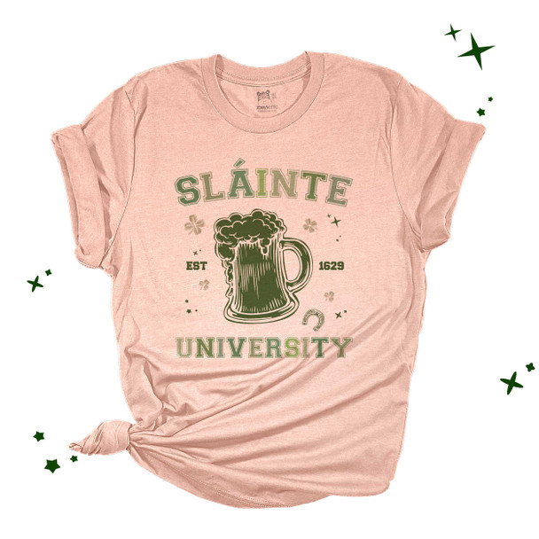 St. Patrick's Day sláinte university beer mug Tshirt
