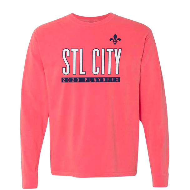 St. Louis soccer STL City 2023 playoffs comfort colors long sleeve Tshirt