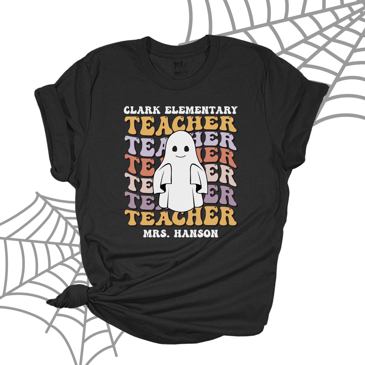 Fun Halloween Shirts For Teachers zoey's attic personalized gifts