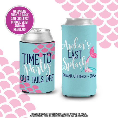 Velvet or Metallic Can Cooler Koozie™ for Bachelorette Party - Sincerely Me  Gifts