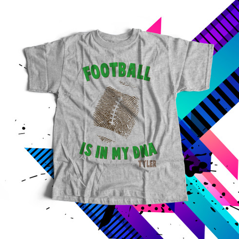 Football is in my DNA fingerprint personalized Tshirt
