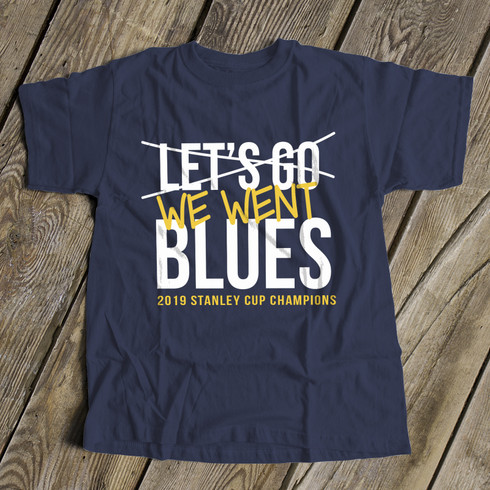 St. Louis Blues NHL Champion Bluenote Team Logo T-shirt