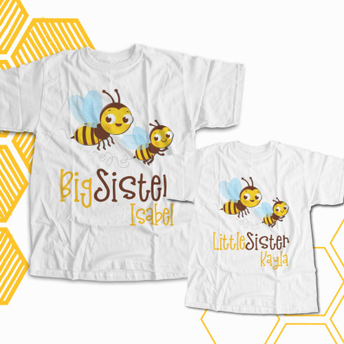 Sister Bee Hand Towel - Because Tees