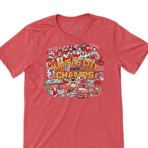 Super Bowl LVIII Kansas City champs KC football moments 2023 unisex adult tshirt or sweatshirt