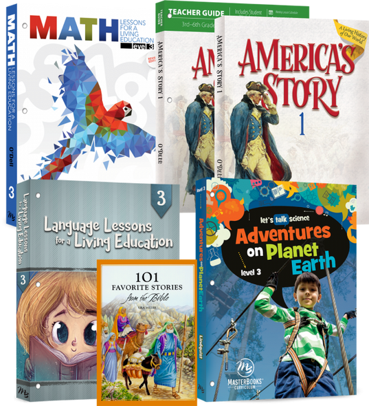 3rd Grade Masterbooks 4-Subject Set