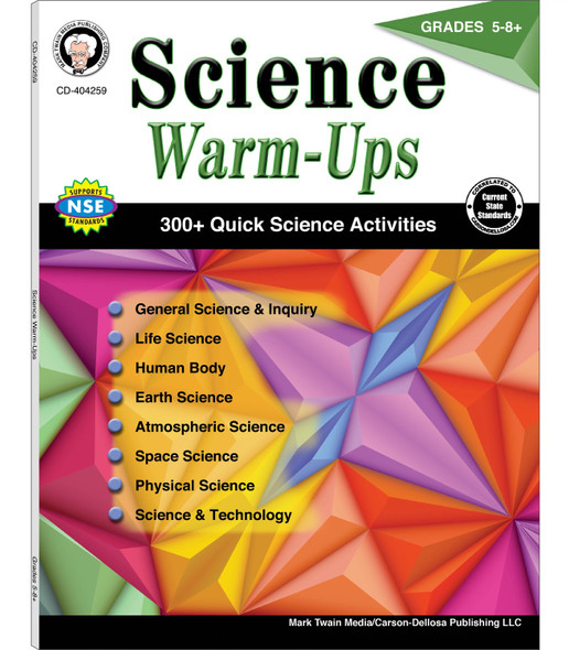 Grades 5-8 Science Warm-ups Activity Book