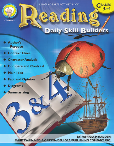 Grades 3-4 Reading Daily Skill Builders Ebook