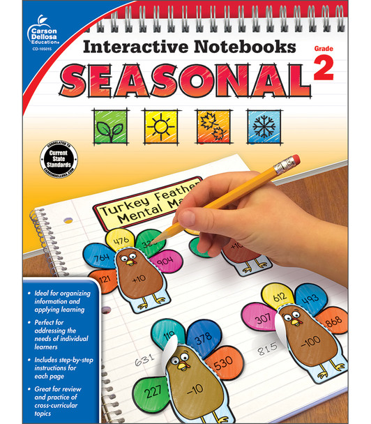 Grade 2 Interactive Notebooks: Seasonal Ebook