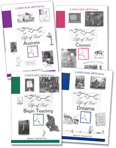 Life of Fred Language Arts Bundle for Grades 9-12