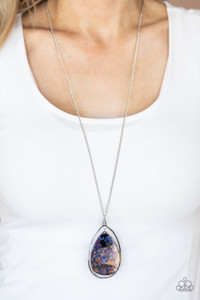 Swirling with an iridescent watercolor background, an acrylic teardrop swings from the bottom of a silver teardrop frame, creating a dreamy pendant at the bottom of a lengthened silver chain. Features an adjustable clasp closure.
Sold as one individual necklace. Includes one pair of matching earrings. Swirling with an iridescent watercolor background, an acrylic teardrop swings from the bottom of a silver teardrop frame, creating a dreamy pendant at the bottom of a lengthened silver chain. Features an adjustable clasp closure.
Sold as one individual necklace. Includes one pair of matching earrings.