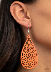 A refreshing Amberglow wooden teardrop is cut into a stenciled floral pattern, creating a whimsical lure. Earring attaches to a standard fishhook fitting.
Sold as one pair of earrings. A refreshing Amberglow wooden teardrop is cut into a stenciled floral pattern, creating a whimsical lure. Earring attaches to a standard fishhook fitting.
Sold as one pair of earrings.