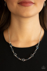 Encased in sleek silver frames, dainty pairs and trios of glittery blue rhinestones delicately link into a timeless display below the collar. Features an adjustable clasp closure.
Sold as one individual necklace. Includes one pair of matching earrings. Encased in sleek silver frames, dainty pairs and trios of glittery blue rhinestones delicately link into a timeless display below the collar. Features an adjustable clasp closure.
Sold as one individual necklace. Includes one pair of matching earrings.