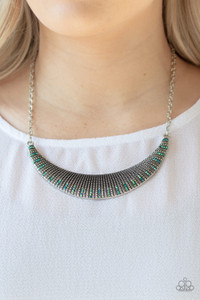 Studded in row after row of linear textures, the bottom of an oversized silver half-moon pendant is encrusted in sections of dainty iridescent rhinestones for an edgy shimmer below the collar. Features an adjustable clasp closure.
Sold as one individual necklace. Includes one pair of matching earrings. Studded in row after row of linear textures, the bottom of an oversized silver half-moon pendant is encrusted in sections of dainty iridescent rhinestones for an edgy shimmer below the collar. Features an adjustable clasp closure.
Sold as one individual necklace. Includes one pair of matching earrings.