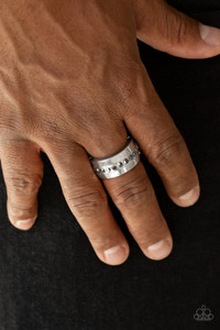 A single row of glassy hematite rhinestones is encrusted along the center of a thick silver band. Features a stretchy band for a flexible fit.
Sold as one individual ring. A single row of glassy hematite rhinestones is encrusted along the center of a thick silver band. Features a stretchy band for a flexible fit.
Sold as one individual ring.