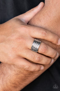 Engraved in linear patterns, the corner of a thick silver band has been chiseled away and encrusted in dainty rows of hematite rhinestones for a standout finish. Features a stretchy band for a flexible fit.
Sold as one individual ring. Engraved in linear patterns, the corner of a thick silver band has been chiseled away and encrusted in dainty rows of hematite rhinestones for a standout finish. Features a stretchy band for a flexible fit.
Sold as one individual ring.