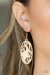 Featuring a high sheen gold finish, elegant frills and dotted designs blossom inside an oval frame create a swirling botanical allure. Earring attaches to a standard fishhook fitting.
Sold as one pair of earrings. Featuring a high sheen gold finish, elegant frills and dotted designs blossom inside an oval frame create a swirling botanical allure. Earring attaches to a standard fishhook fitting.
Sold as one pair of earrings.