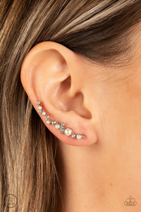 A bubbly assortment of dainty white rhinestones and white pearls gently climbs the ear for a timeless fashion statement. Features an extended post fitting that climbs the back of the ear and can be pressed together for a more secure fit.
Sold as one pair of ear crawlers. A bubbly assortment of dainty white rhinestones and white pearls gently climbs the ear for a timeless fashion statement. Features an extended post fitting that climbs the back of the ear and can be pressed together for a more secure fit.
Sold as one pair of ear crawlers.
