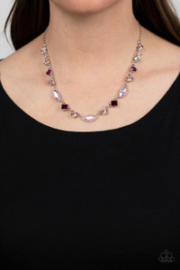 Varying in geometric shapes and shades of pink, glittery rose and fuchsia gems are sprinkled between iridescent rhinestone accents for a dreamy refined, and irresistible finish. Features an adjustable clasp closure. Due to its prismatic palette, color may vary.
Sold as one individual necklace. Includes one pair of matching earrings. Varying in geometric shapes and shades of pink, glittery rose and fuchsia gems are sprinkled between iridescent rhinestone accents for a dreamy refined, and irresistible finish. Features an adjustable clasp closure. Due to its prismatic palette, color may vary.
Sold as one individual necklace. Includes one pair of matching earrings.