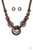 Mismatched brown wooden beads are knotted in place below the collar for a seasonal look. Features an adjustable sliding knot closure.
Sold as one individual necklace. Includes one pair of matching earrings. Mismatched brown wooden beads are knotted in place below the collar for a seasonal look. Features an adjustable sliding knot closure.
Sold as one individual necklace. Includes one pair of matching earrings.