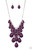 Tinted in the classic rich hue of plum, polished purple teardrops gradually increase in size as they trickle along rows of interconnected mesh chain. The vivacious beads drip into a tapered shape, creating a dramatic fringe below the collar. Features an adjustable clasp closure.

Sold as one individual necklace. Includes one pair of matching earrings.