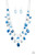 Infused with flat silver beads, an array of glassy blue beads dangle from the bottoms of two shimmery silver chains, creating a whimsically layered fringe below the collar. Features an adjustable clasp closure.
Sold as one individual necklace. Includes one pair of matching earrings. Infused with flat silver beads, an array of glassy blue beads dangle from the bottoms of two shimmery silver chains, creating a whimsically layered fringe below the collar. Features an adjustable clasp closure.
Sold as one individual necklace. Includes one pair of matching earrings.