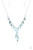 Flat silver teardrops and blue crystal-like teardrops swing from the bottom of a shimmery silver chain below the collar. A matching tassel swings from the center, creating a whimsical extended pendant. Features an adjustable clasp closure.
Sold as one individual necklace. Includes one pair of matching earrings. Flat silver teardrops and blue crystal-like teardrops swing from the bottom of a shimmery silver chain below the collar. A matching tassel swings from the center, creating a whimsical extended pendant. Features an adjustable clasp closure.
Sold as one individual necklace. Includes one pair of matching earrings.
