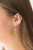 Crowned in glassy white rhinestones, a dazzling green teardrop gem swings from the ear for a glamorous look. Earring attaches to a standard fishhook fitting.

Sold as one pair of earrings.
