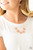Dotted with radiant rhinestone centers, airy shiny copper flowers link below the collar for a seasonal look. Features an adjustable clasp closure.
Sold as one individual necklace. Includes one pair of matching earrings Dotted with radiant rhinestone centers, airy shiny copper flowers link below the collar for a seasonal look. Features an adjustable clasp closure.
Sold as one individual necklace. Includes one pair of matching earrings
