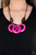 Infused with dramatic brown wooden beads, vivacious pink or purple wooden hoops are knotted in place below the collar for a summery flair. Features an adjustable sliding knot closure.
Sold as one individual necklace. Includes one pair of matching earrings. Infused with dramatic brown wooden beads, vivacious pink or purple wooden hoops are knotted in place below the collar for a summery flair. Features an adjustable sliding knot closure.
Sold as one individual necklace. Includes one pair of matching earrings.