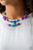 Infused with dainty metallic accents, a collection of faceted blue, purple, and sparkling crystal-like beads are threaded along invisible wires below the collar for a whimsically layered look. Features an adjustable clasp closure.
Sold as one individual necklace. Includes one pair of matching earrings. Infused with dainty metallic accents, a collection of faceted blue, purple, and sparkling crystal-like beads are threaded along invisible wires below the collar for a whimsically layered look. Features an adjustable clasp closure.
Sold as one individual necklace. Includes one pair of matching earrings.