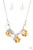 Attached to doubled silver chain, a playful collection of colorful acrylic discs and shiny silver discs swing from the bottom of a bold silver chain, creating a bubbly fringe below the collar. Features an adjustable clasp closure. Color may vary.

Sold as one individual necklace. Includes one pair of matching earrings.