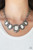 Featuring imperfect gunmetal frames, a collection of diamond, oval, and emerald-cut white rhinestones connect below the collar in a blinding fashion. Features an adjustable clasp closure.
Sold as one individual necklace. Includes one pair of matching earrings. Featuring imperfect gunmetal frames, a collection of diamond, oval, and emerald-cut white rhinestones connect below the collar in a blinding fashion. Features an adjustable clasp closure.
Sold as one individual necklace. Includes one pair of matching earrings.