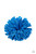 Textured neon blue petals layer into a bouncy blossom for a vibrant fashion. Features a standard hair clip on the back.

Sold as one individual hair clip.