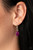 Featuring sleek silver fittings, rows of faceted Magenta Purple teardrop beads attach to the bottoms of polished Magenta Purple oval beads, creating a dangerously bold fringe below the collar. Features an adjustable clasp closure.

Sold as one individual necklace. Includes one pair of matching earrings.