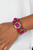 An oversized collection of pink wooden beads and distressed brown wooden discs are threaded along stretchy bands that decoratively weave around the wrist for a summery flair.
Sold as one individual bracelet. An oversized collection of pink wooden beads and distressed brown wooden discs are threaded along stretchy bands that decoratively weave around the wrist for a summery flair.
Sold as one individual bracelet.