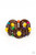 An oversized collection of multicolored beads and distressed brown wooden discs are threaded along stretchy bands that decoratively weave around the wrist for a summery flair.
Sold as one individual bracelet. An oversized collection of multicolored beads and distressed brown wooden discs are threaded along stretchy bands that decoratively weave around the wrist for a summery flair.
Sold as one individual bracelet.