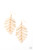 Rippling with tactile textures, dainty gold frames link into a dancing palm leaf for a simply seasonal fashion. Earring attaches to a standard fishhook fitting.
Sold as one pair of earrings. Rippling with tactile textures, dainty gold frames link into a dancing palm leaf for a simply seasonal fashion. Earring attaches to a standard fishhook fitting.
Sold as one pair of earrings.